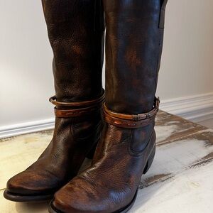 Brown Leather Women's Boots